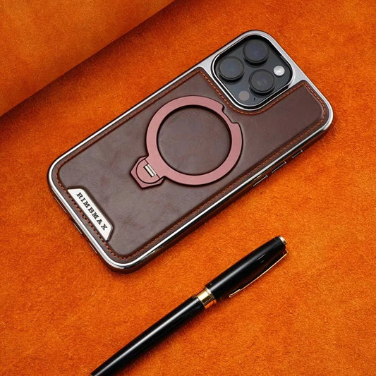 جراب مغناطيسي بدعامة دوارة لـ iPhone 16 Pro Max